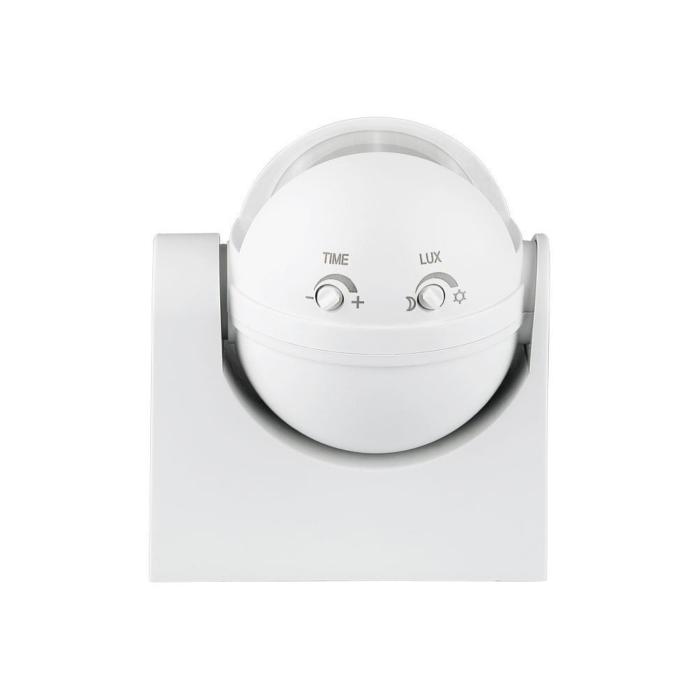 V-Tac bevægelsessensor - LED venlig, hvid, PIR infrarød, IP44 udendørs (230V input)