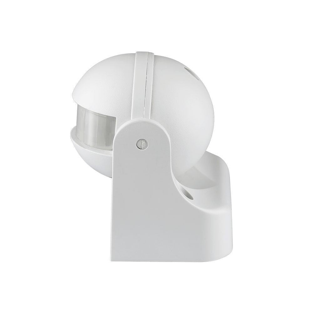 V-Tac bevægelsessensor - LED venlig, hvid, PIR infrarød, IP44 udendørs (230V input)