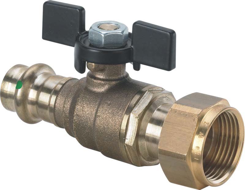 Viega easytop kuglehane 15 x 3/4 rødgods