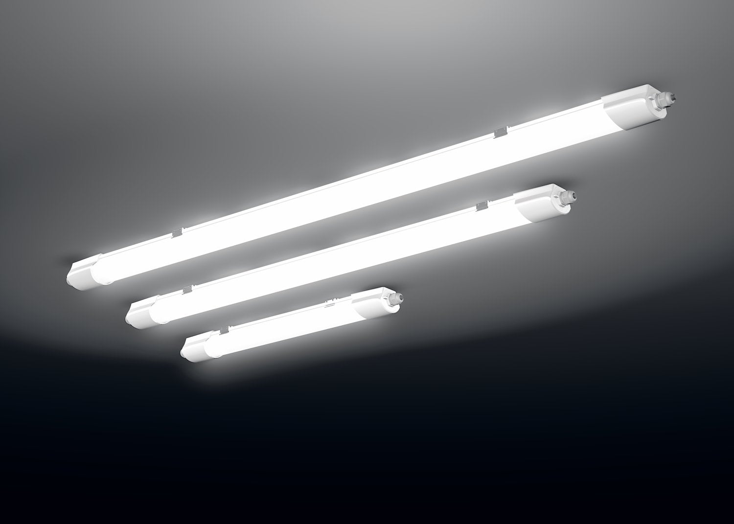 Planox Pro LED 27W/48W 840, 4100/7150 lumen, L1650 mm, IP66