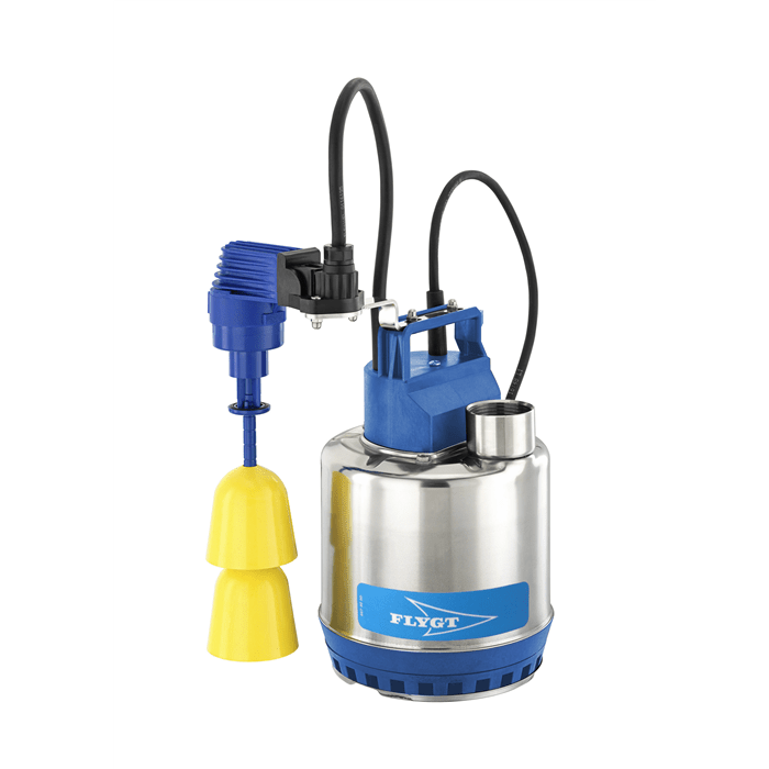 Flygt pumpe SXM 2 GW med 1.1/4" muffe og 10 m kabel, 230 V