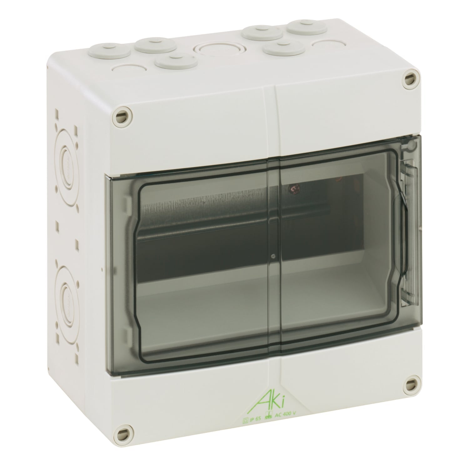 Gruppetavle AKi9 9-modul med PE/N terminal IP65