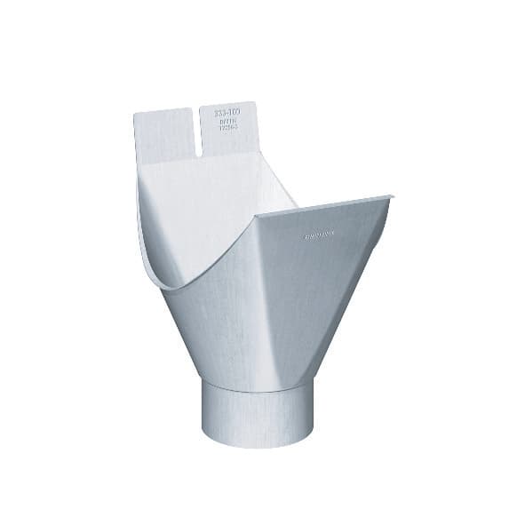 333 x 76 mm Rheinzink expansionstudstykke halvrund