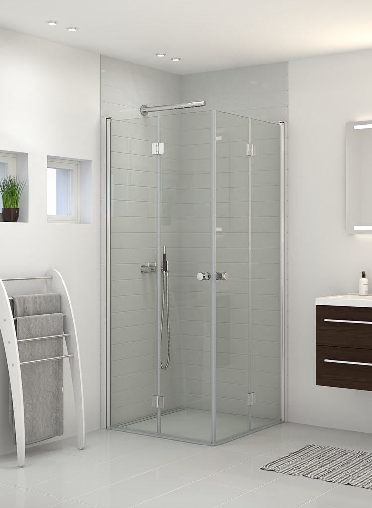 Dansani Match Foldedør 200*87-89 cm, klart glas