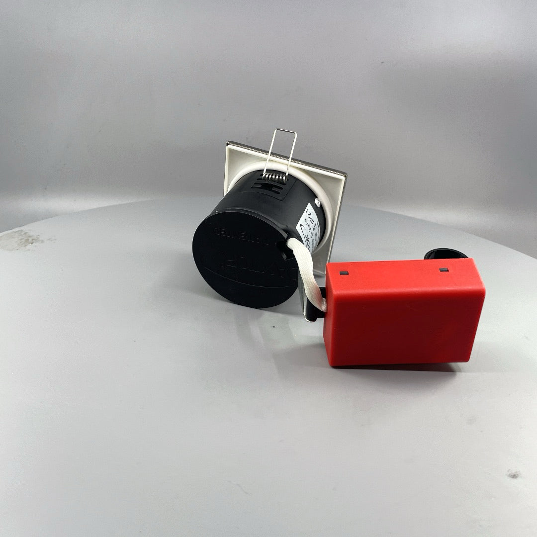 Daxtor Easy 2-Setup MR16 12V firkantet indbygningsspot – maks. 20W (360° frame 14)