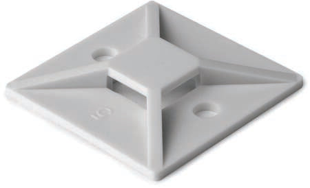 SOKKEL M/LIM 19,0X19,0, HVID