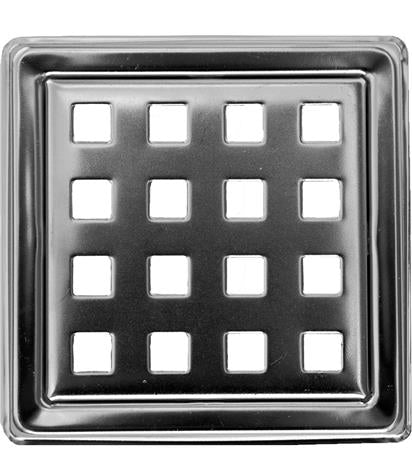 RIST & RAMME 100X100MM TIL AFLØBSSKÅL