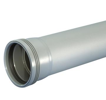 WAVIN PP 75X1000MM RØR M/MF GRÅ
