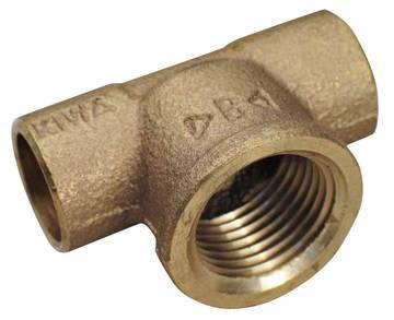 22 x 3/4" x 22 mm Lodde tee