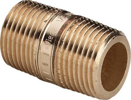 3/4" x 200 mm Nippelrør Rødgods Silicium Bronze