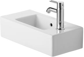 Vero vask 50 x 25 cm med hanehul i højre side