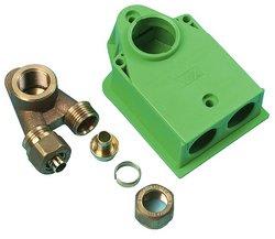 Uponor Smart Aqua koblingsdåse PEX IV NKB DR 15x2,5-1/2"FT-15x2,5