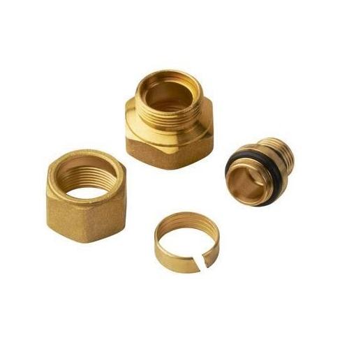 1/2" x 16 mm Pex overgang muffe