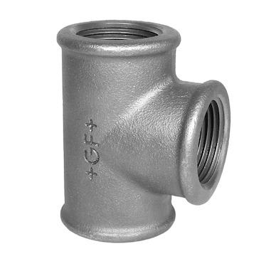 1" galvaniseret tee