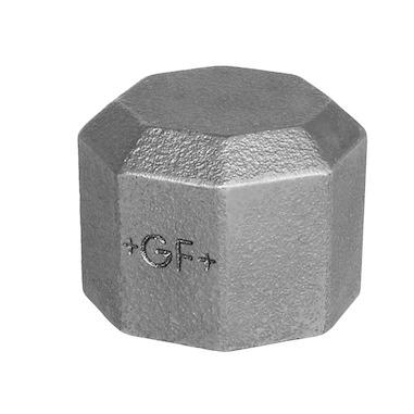 3/8" Galvaniseret slutmuffe