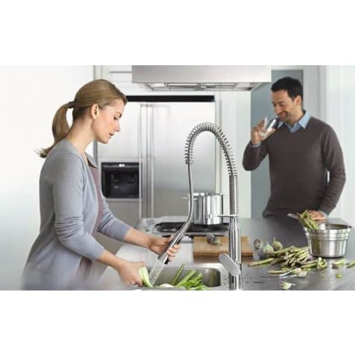 Grohe K7 etgrebsarmatur til køkkenvask, profi-spray, M-size