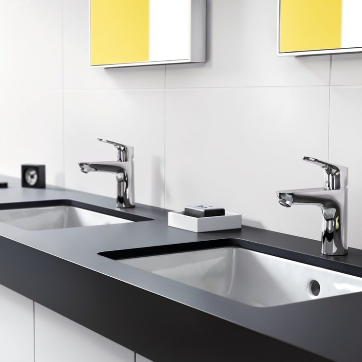 Hansgrohe Focus håndvaskarmatur 100 med løft-op BV, krom