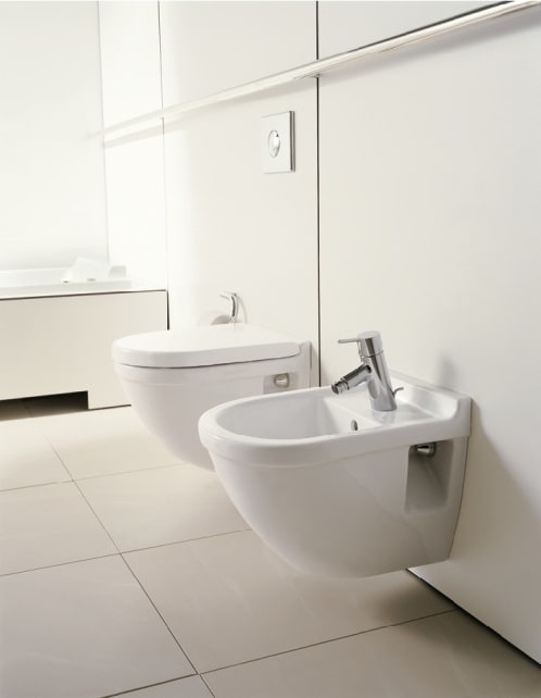 Starck 3 vægtoilet compact wondergliss