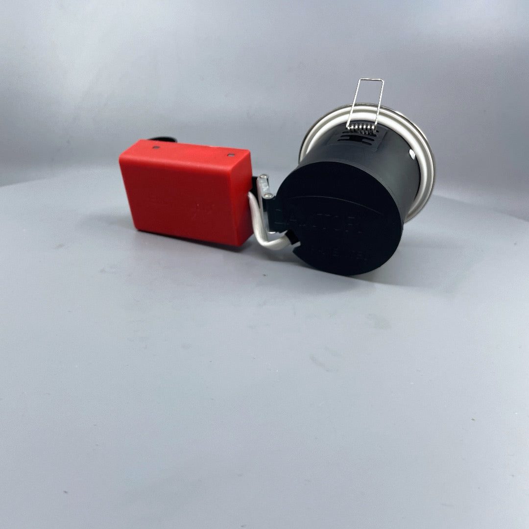 Daxtor Easy 2-Setup MR16 indbygningsspot Ø87 mm – børstet stål (360° frame 15)