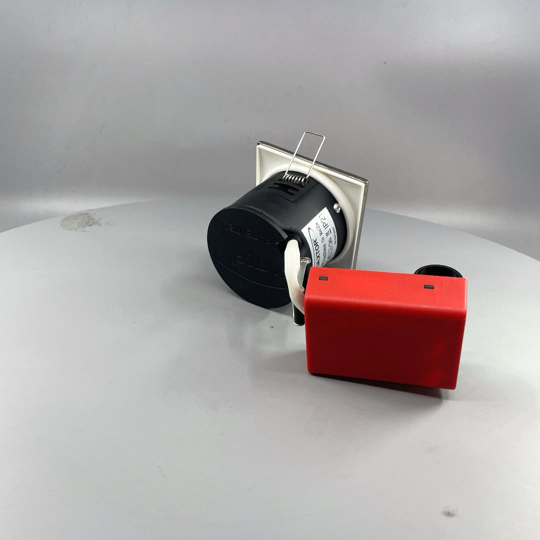 Daxtor Easy 2-Setup MR16 12V firkantet indbygningsspot – maks. 20W (360° frame 15)