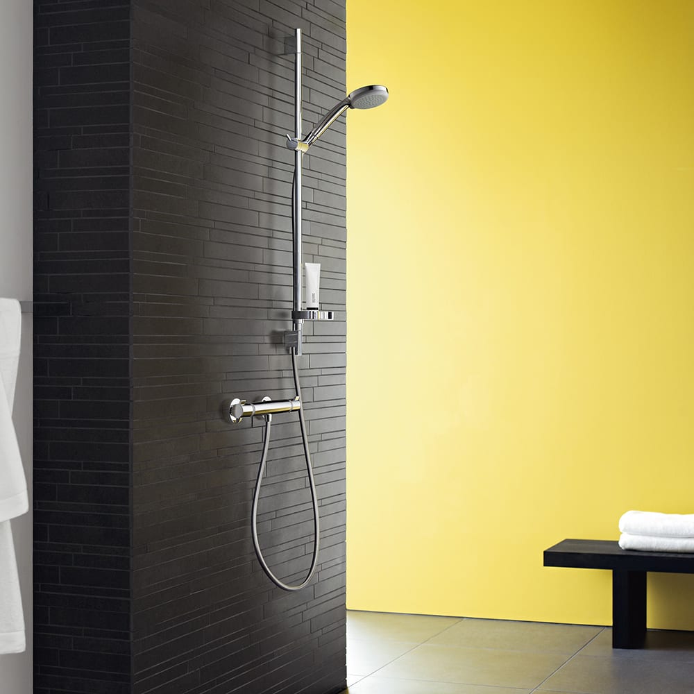Hansgrohe Croma 100 Vario brusesæt, med sæbeskål, 65 cm, krom