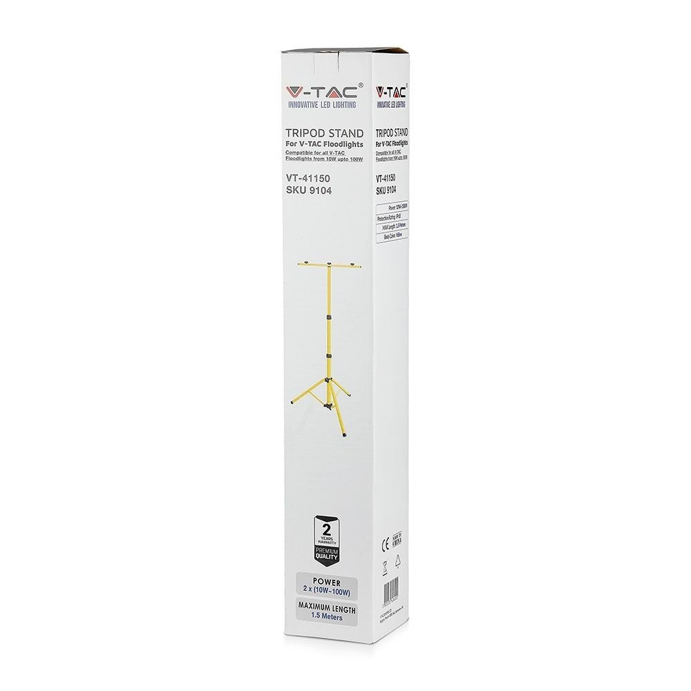 V-Tac Foldbar Stativ til Projektører - Tripod, Foldbart Design