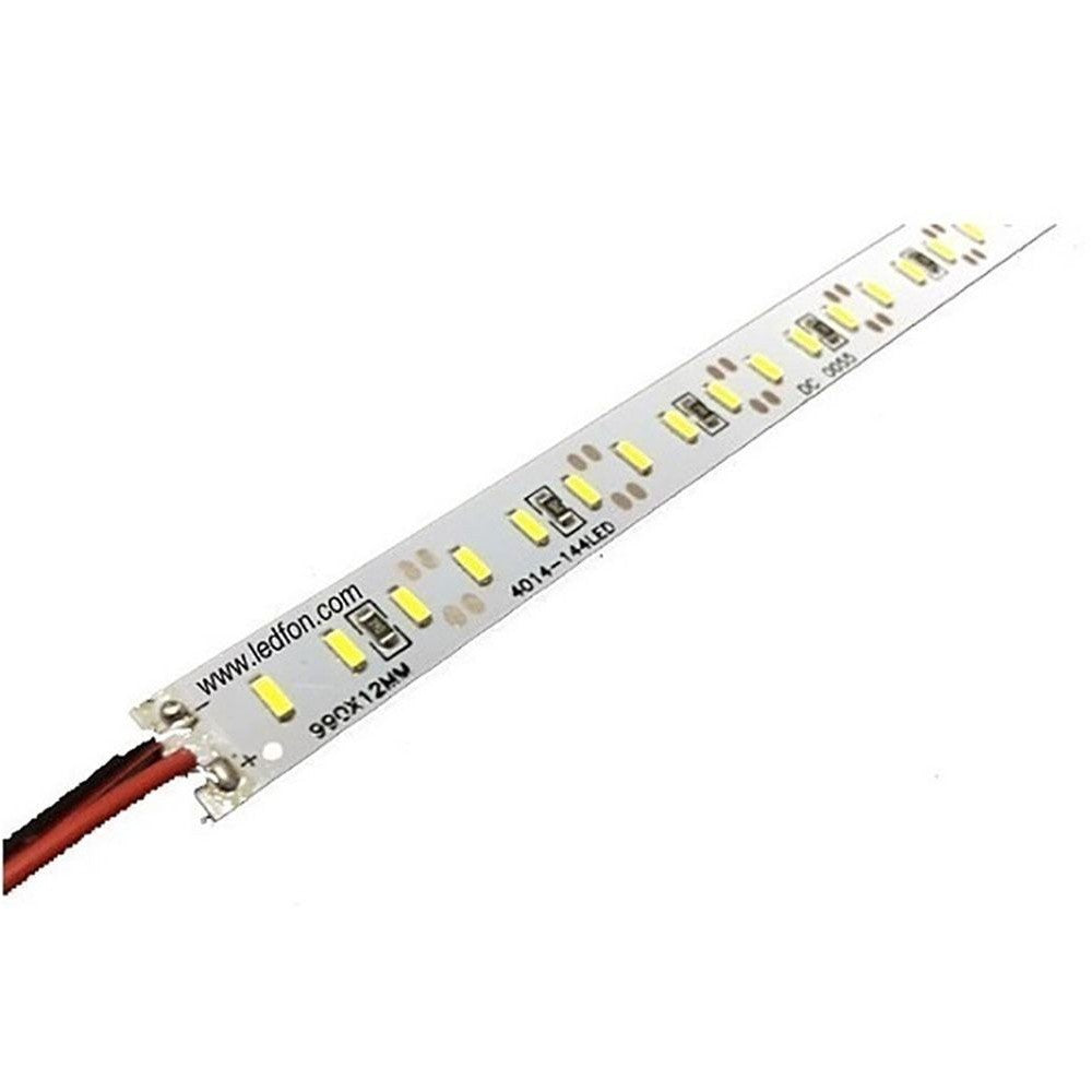 Solid alu LED strip - 1 meter, 60 LED, ekstra kraftig, 18W, 12V