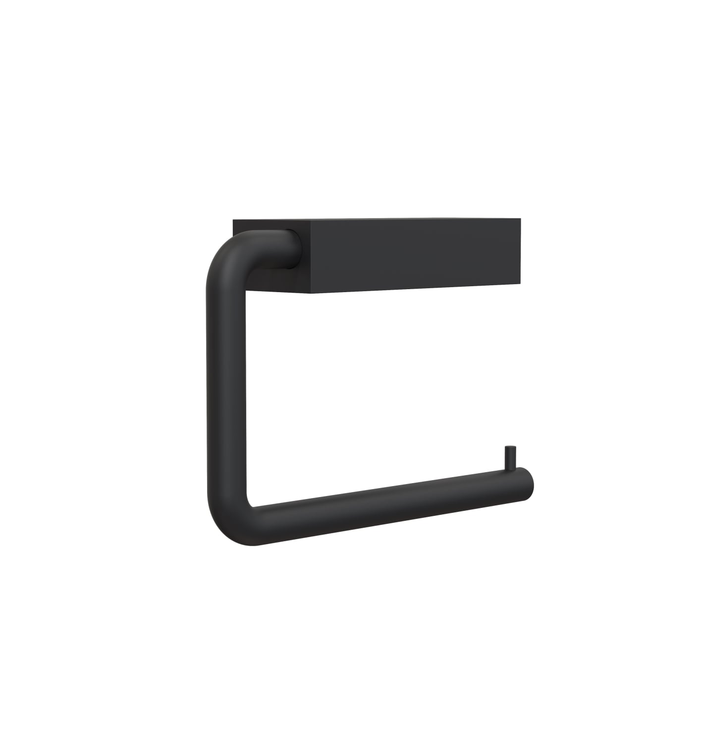 Frost Quadra toiletrulleholder 3, sort