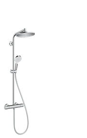 Hansgrohe Crometta S 240 Showerpipe, 1jet, EcoSmart, krom