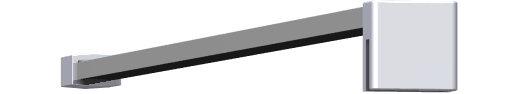 Dansani Match Stang 120 cm til model D (fast væg)