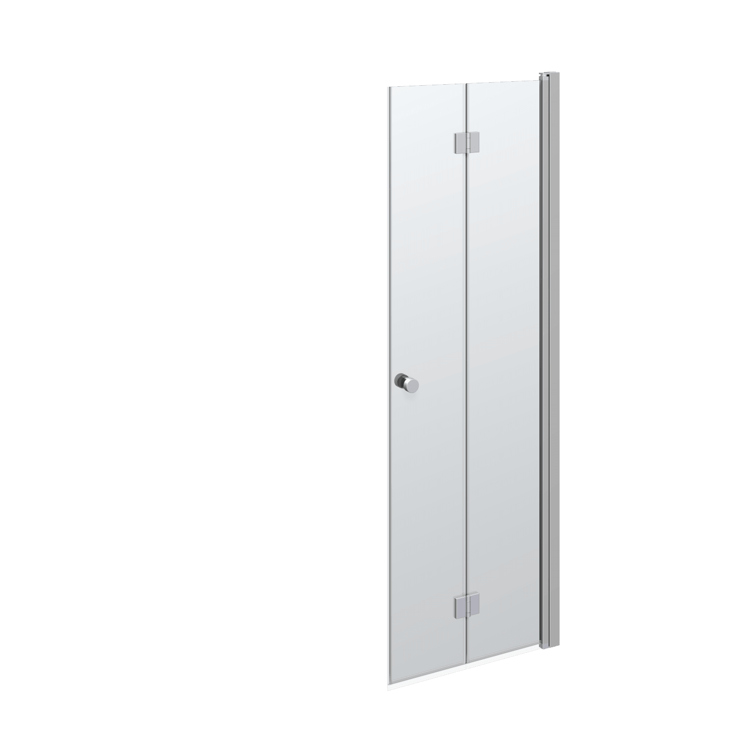 Dansani Match "B" Foldedør 200*67-69 cm satin / klart glas