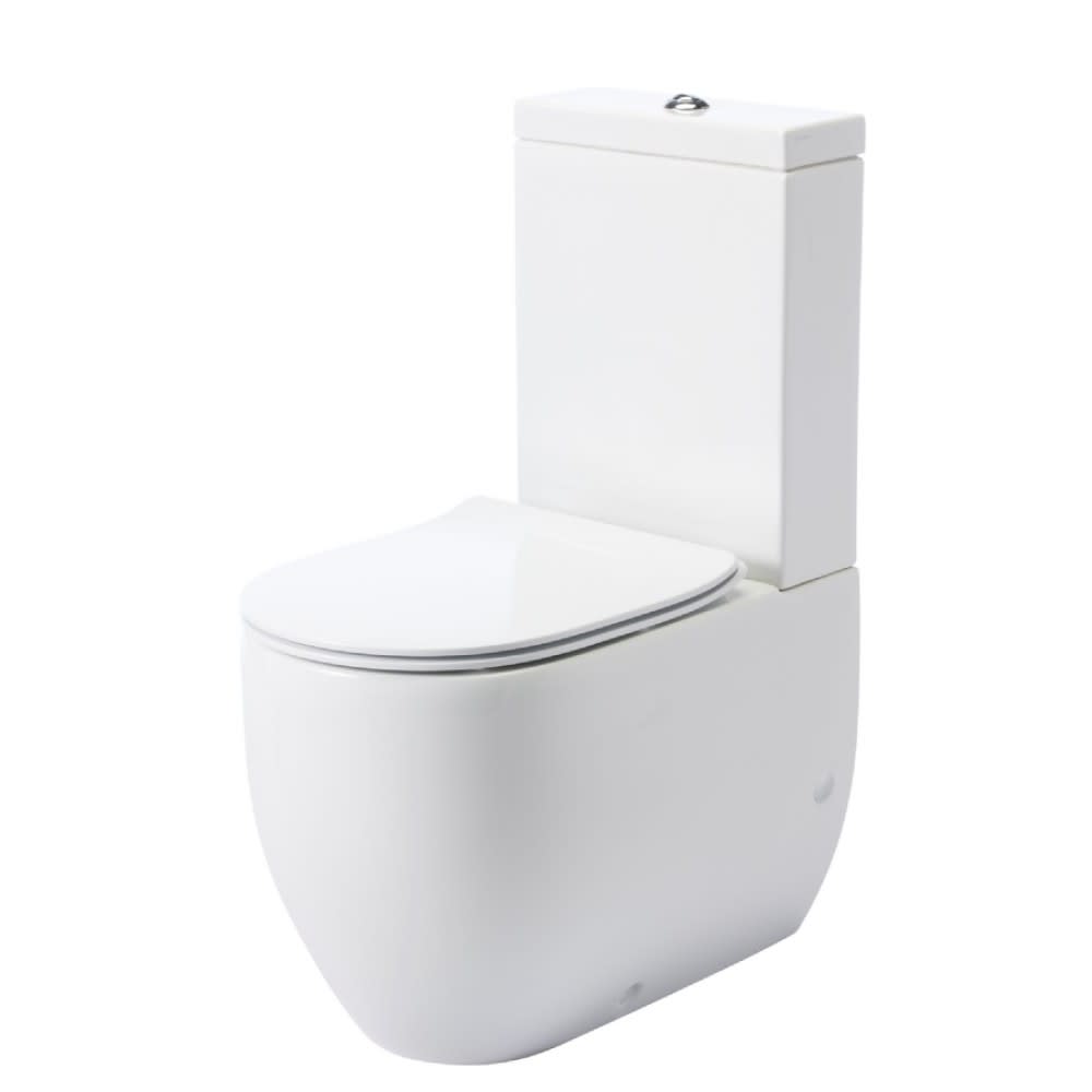 Lavabo FLO Slim toiletsæde med soft close, hvid