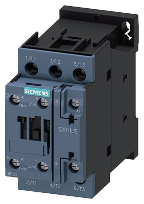 Kontaktor 25A 11KW 3P+1NO+1NC 24V AC skrue 3RT2026-1AB00