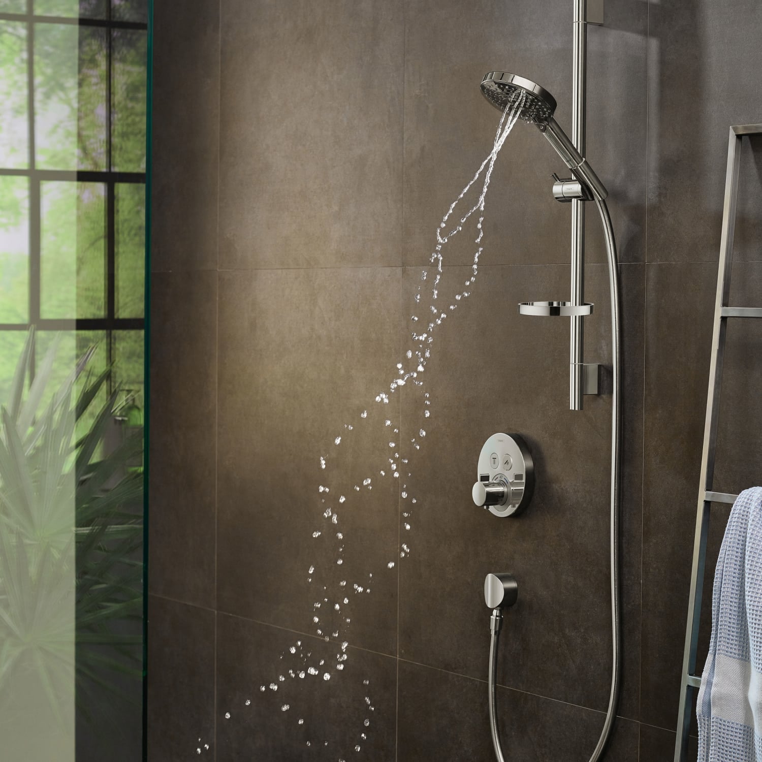 Hansgrohe Raindance Select S brusersæt 120 3jet PowderRain 65 cm, krom