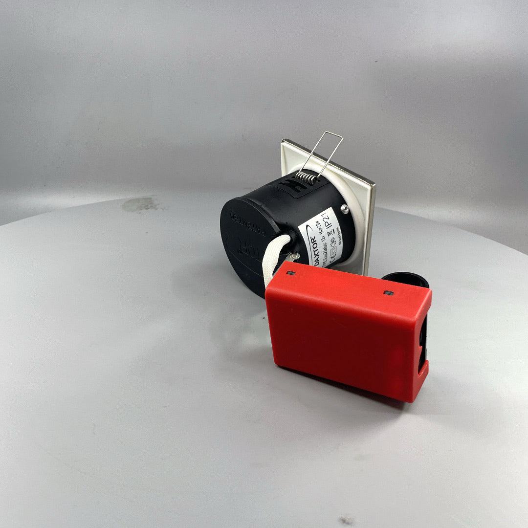 Daxtor Easy 2-Setup MR16 12V firkantet indbygningsspot – maks. 20W (360° frame 16)
