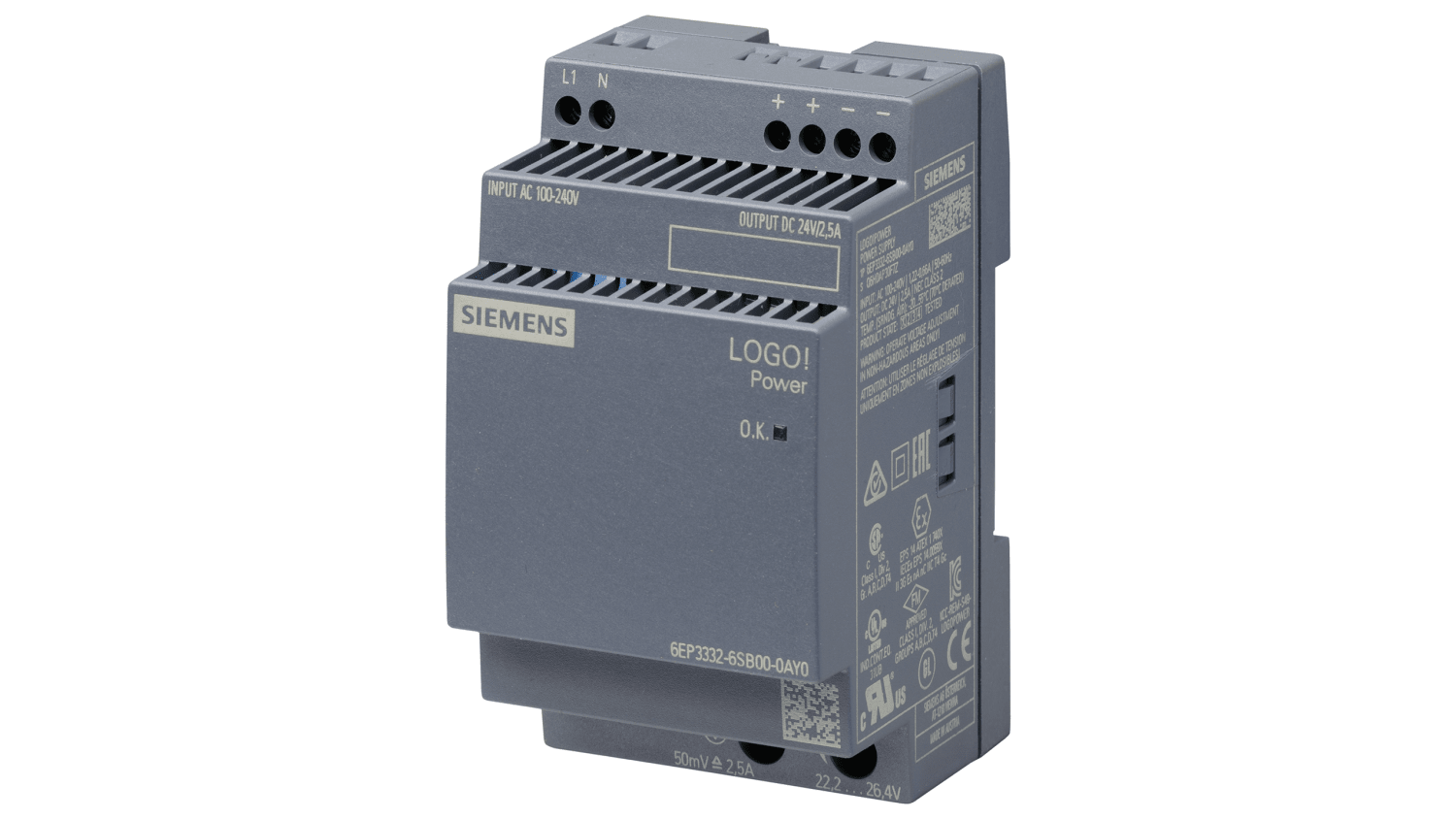 LOGO!POWER 24 V / 2.5 A