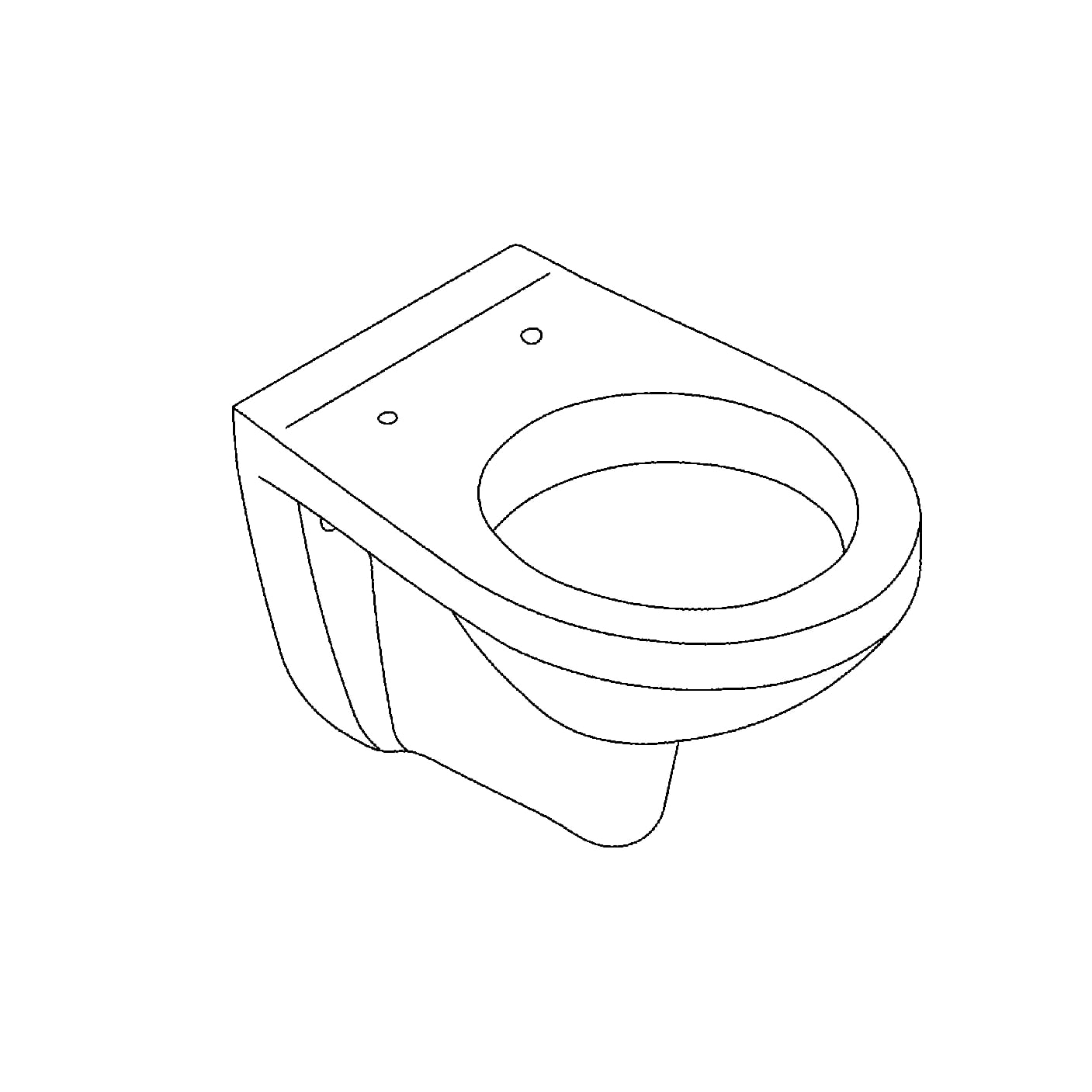 GROHE Bau Ceramic Væghængt WC