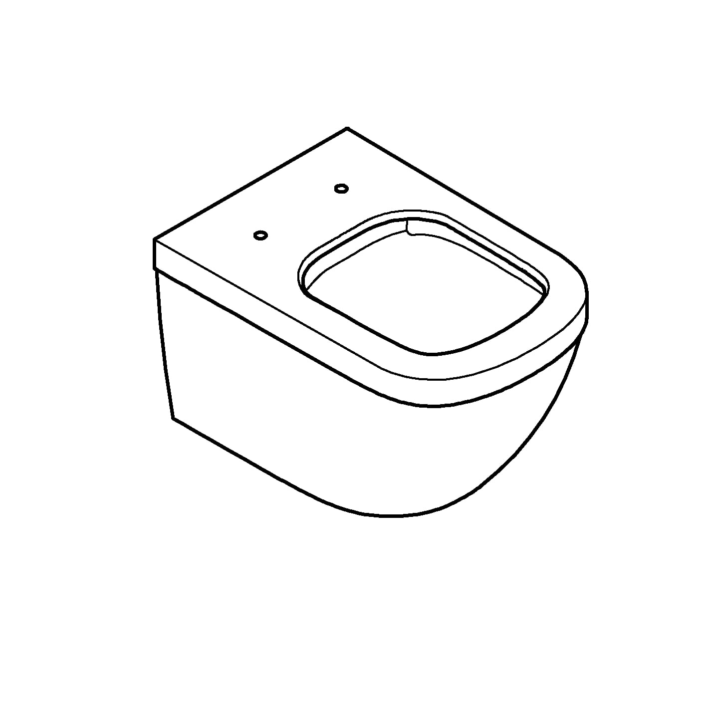 GROHE Euro Ceramic Væghængt WC