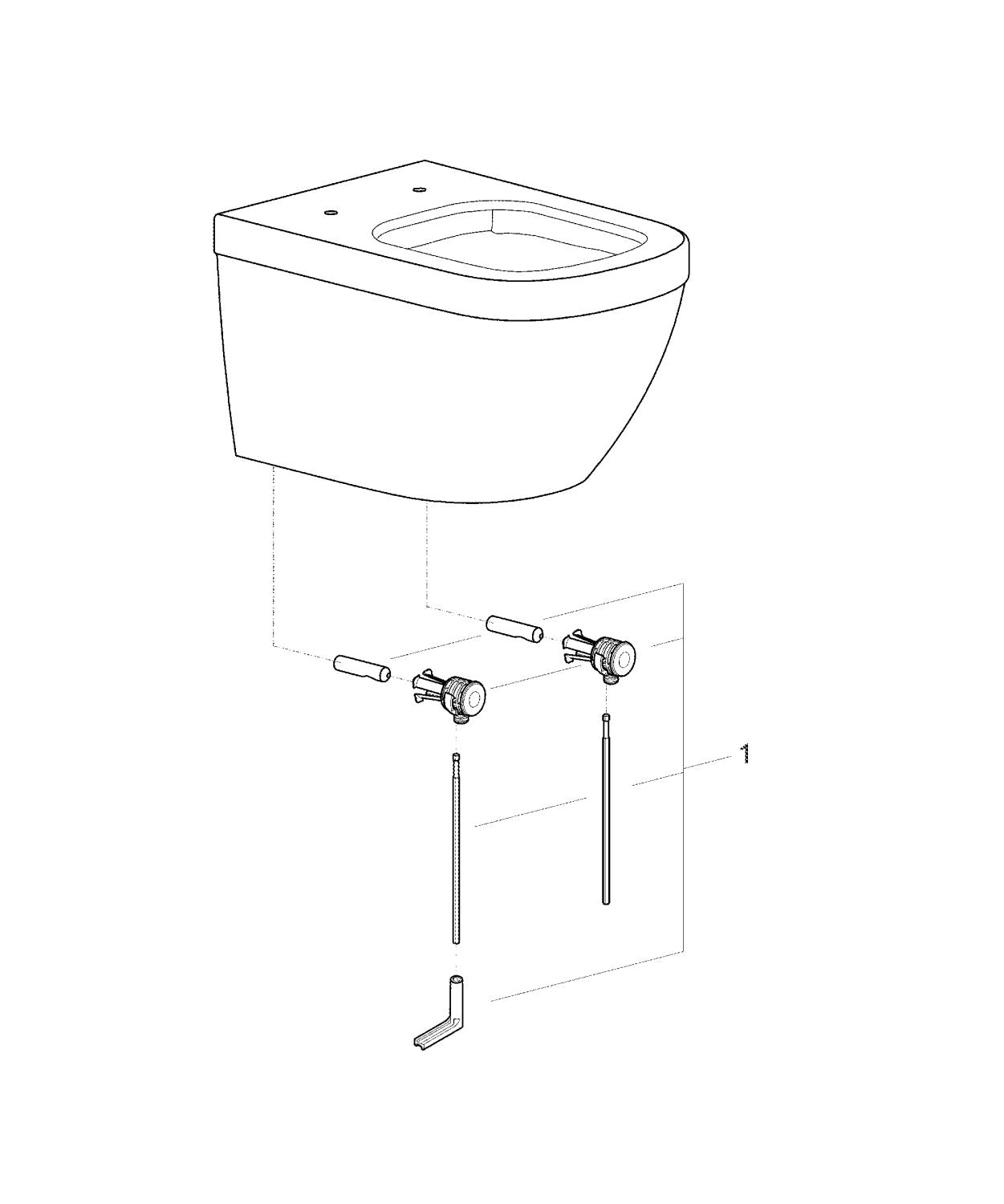 GROHE Euro Ceramic Væghængt WC