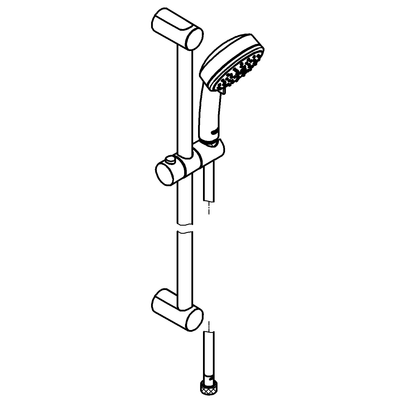 Grohe Tempesta Cosmopolitan 100 Brusersæt 2 spray