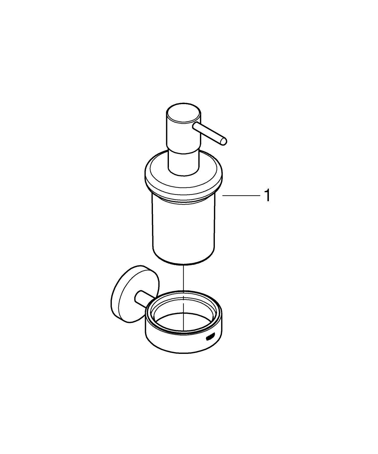 GROHE ESSENTIALS SÆBE DISPENSE