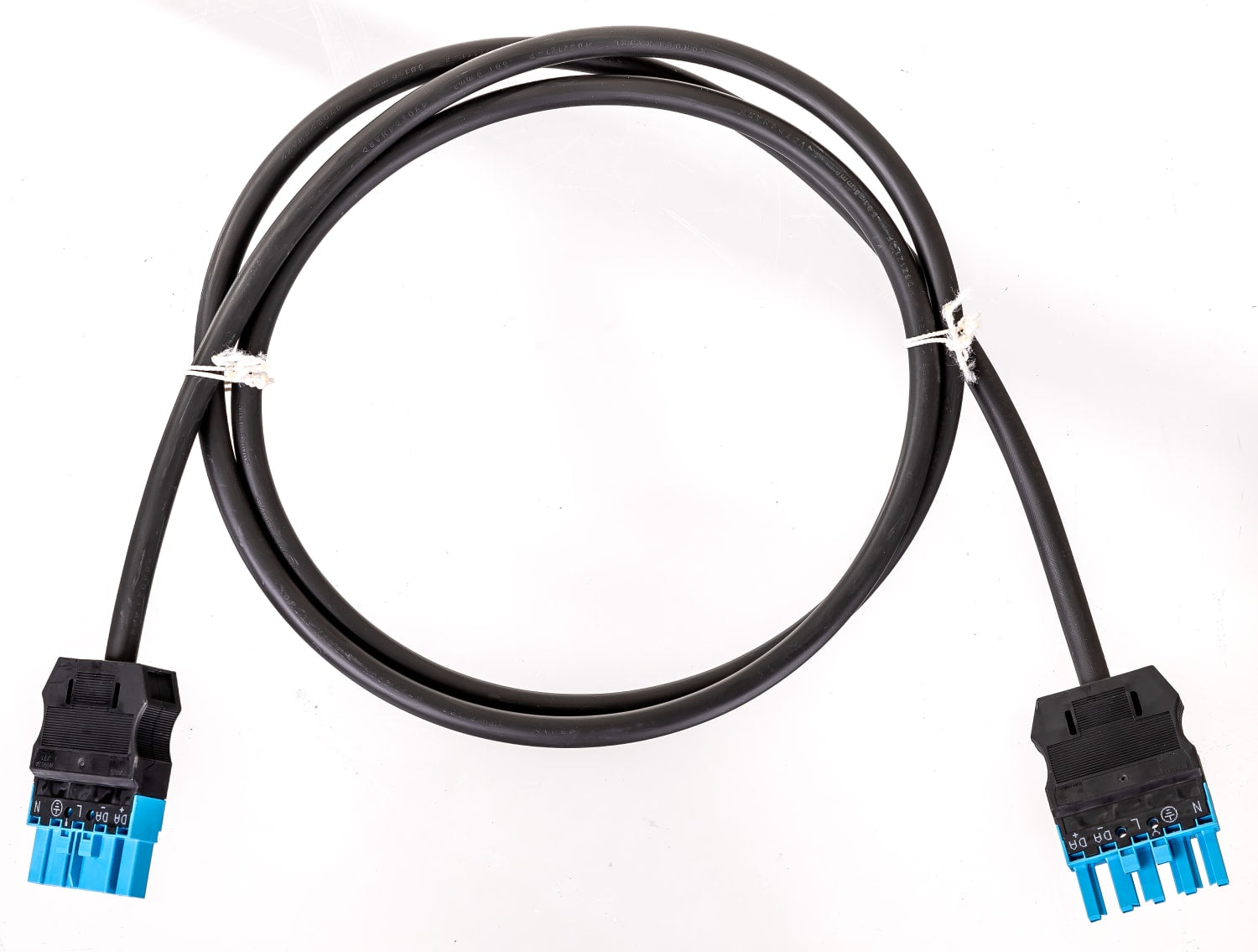 MELLEMKABEL 5G1,5 HF 1 METER BLÅ