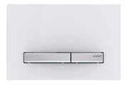 Geberit Sigma 50 betjeningsplade i hvid/krom