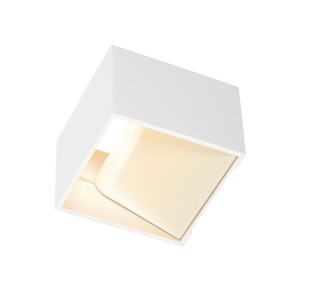 Logs In væglampe, LED 2000-3000K DimToWarm, 490lm,hvid