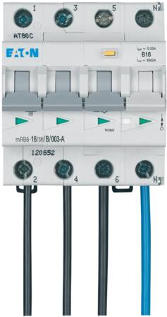 KOMBIAFBR. 16A 30MA B 3P+N 4M