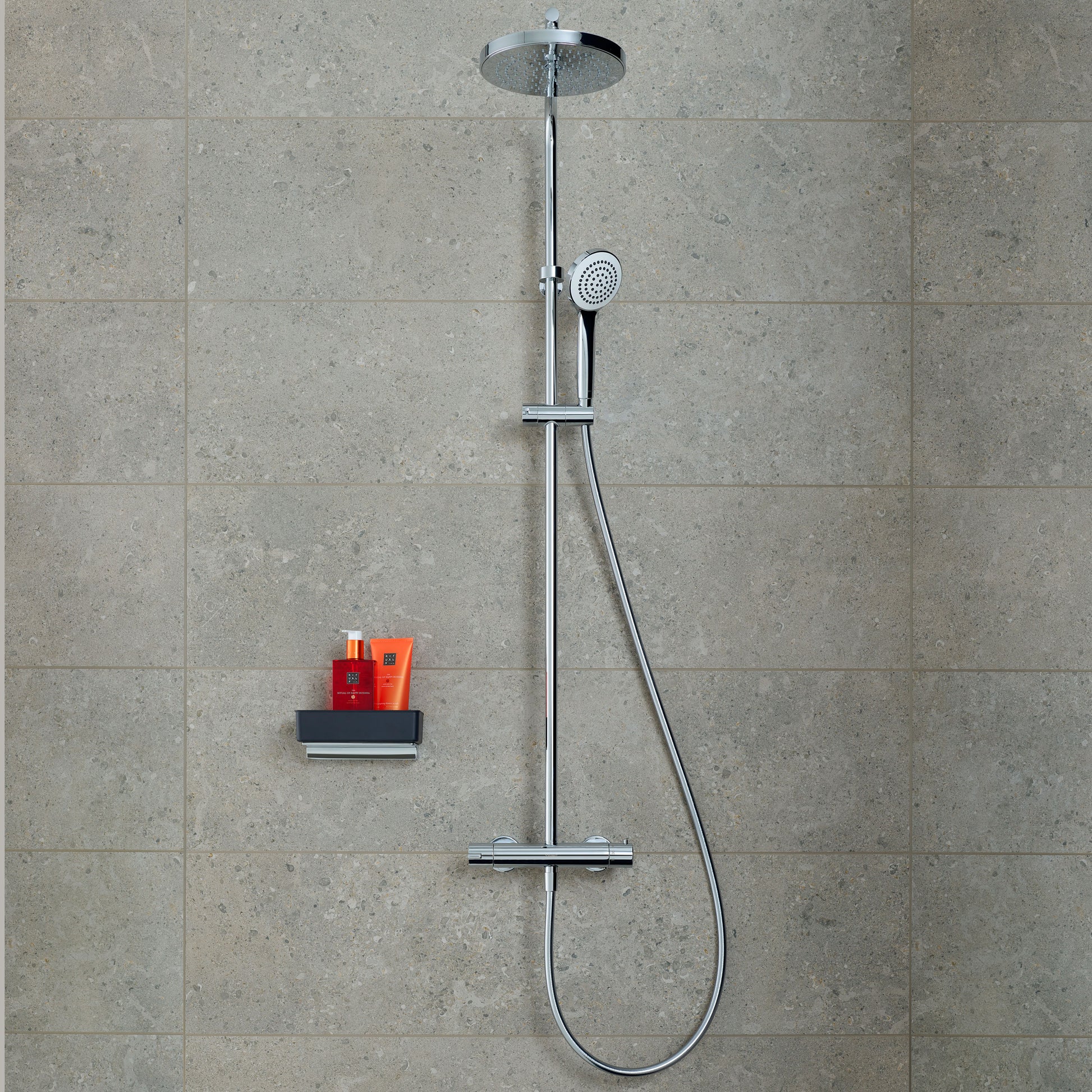 Duravit B.1 komplet brusesystem med termostat