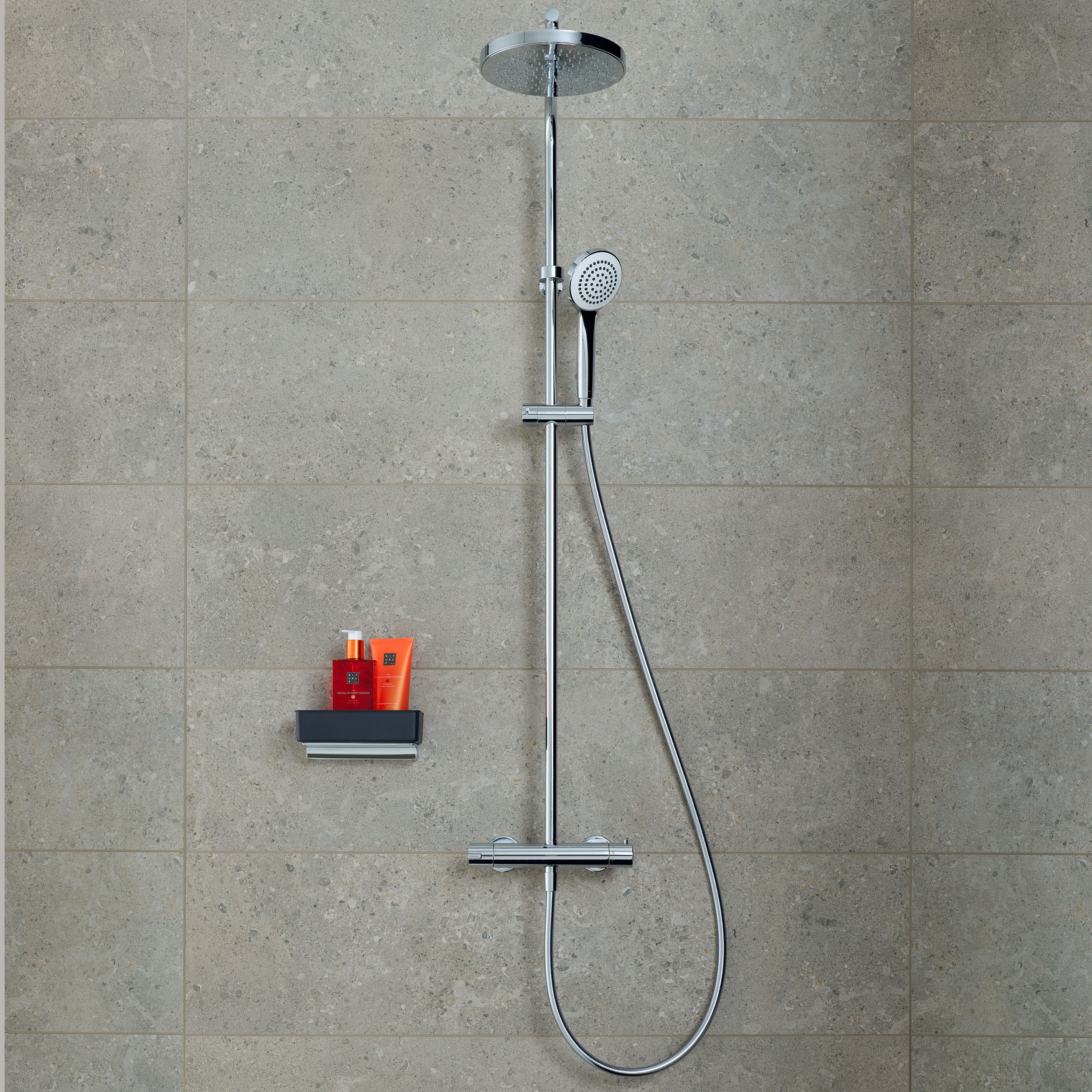 Duravit B.1 komplet brusesystem med termostat