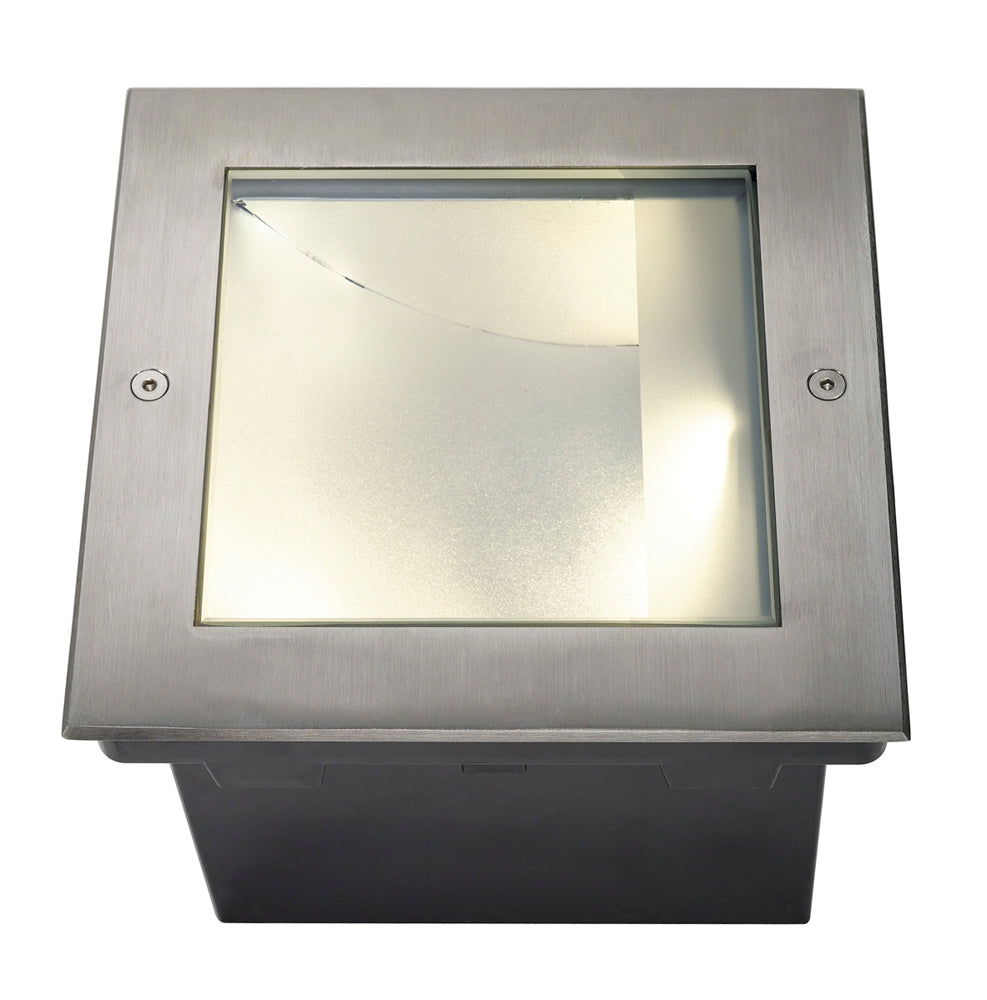 DASAR 255 LED SQUARE rustfrit stål 316 28W3000K