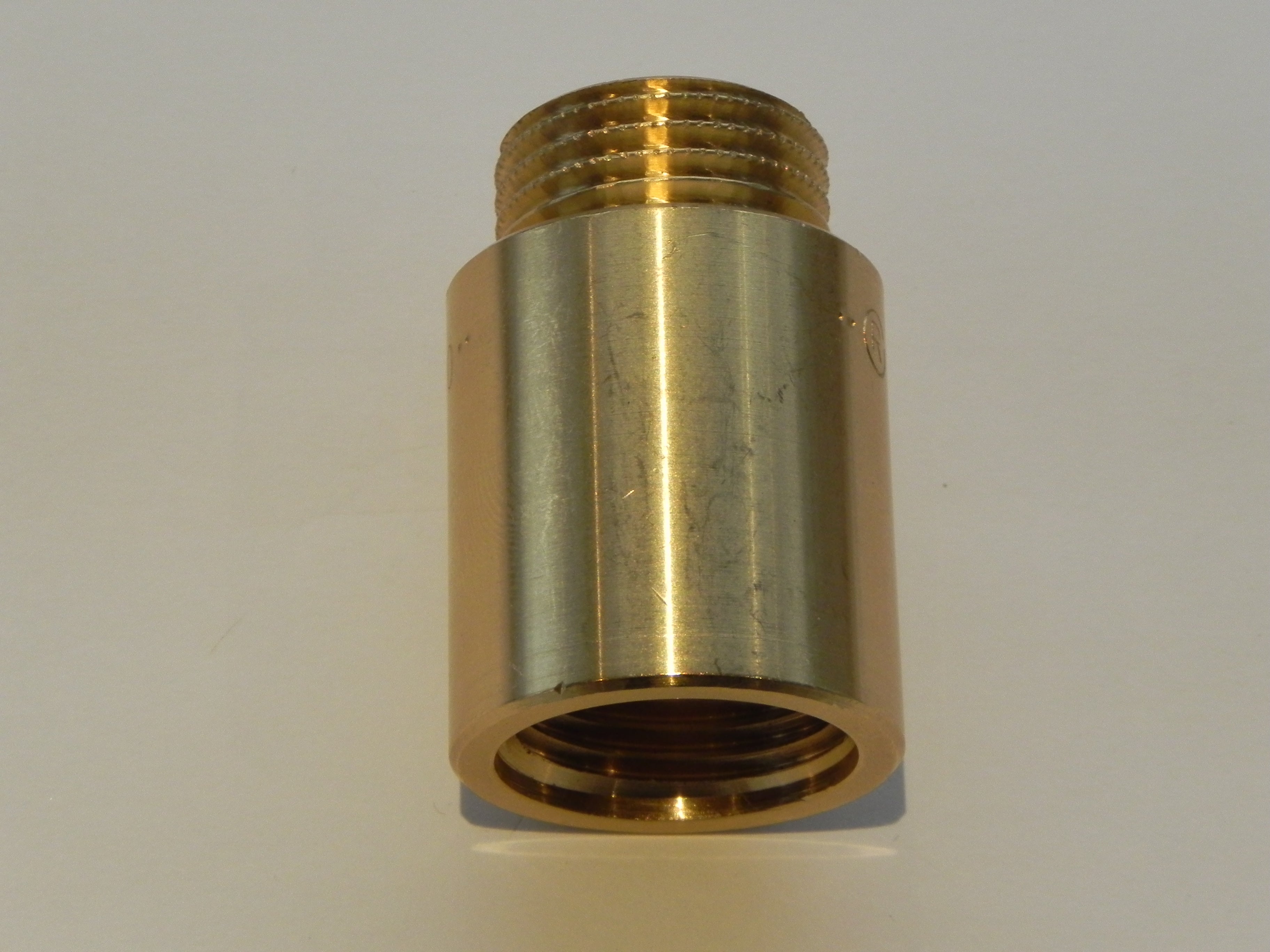 1/2" x 15 mm Haneforlænger rå
