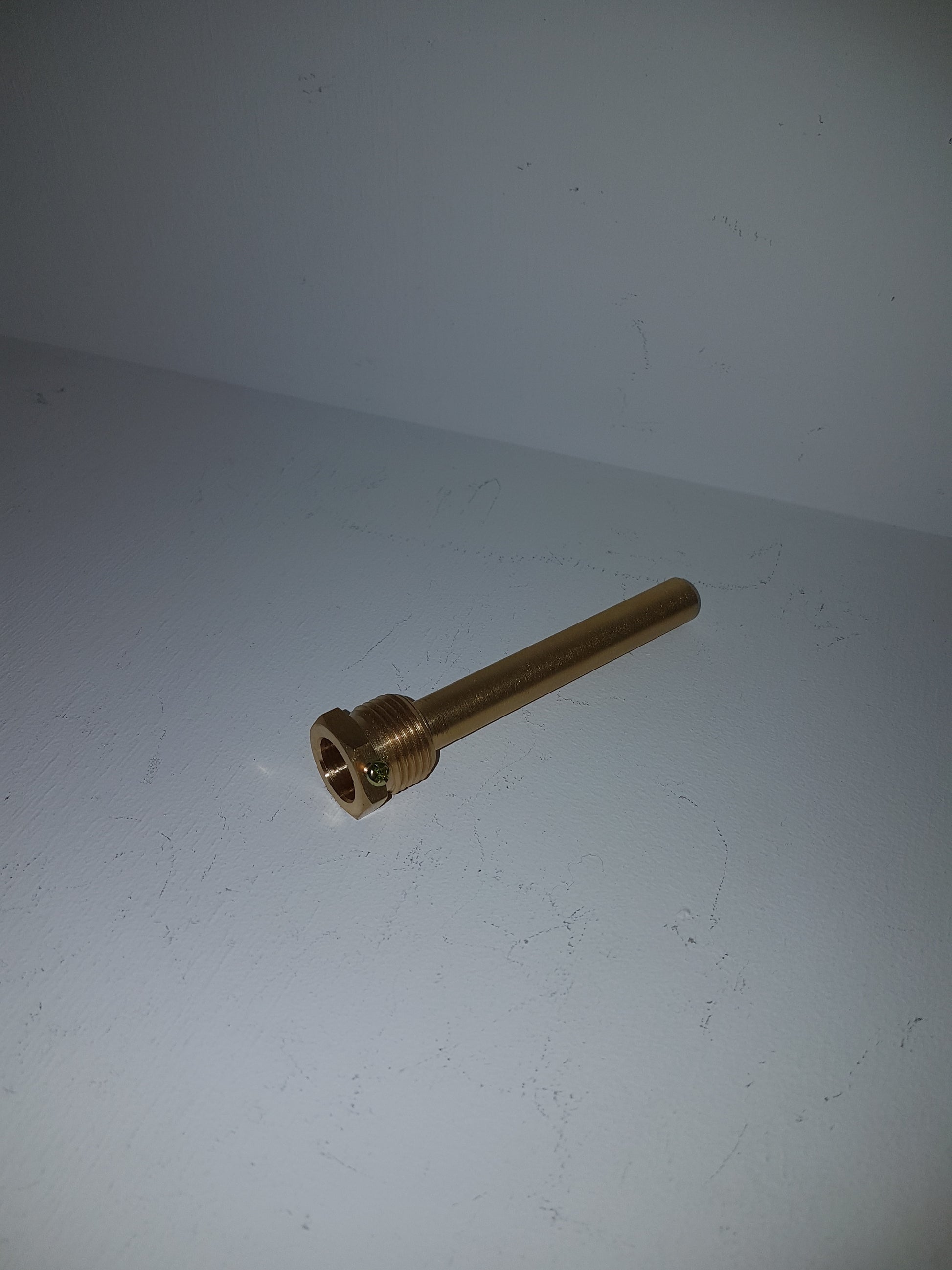 Messing dykrør, ½"x100mm